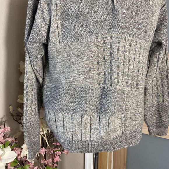 SET OF 2 Fierte s.r.l Men's Sweater Medium Collared Wool Blend Long Sleeves Warm - Picture 10 of 10